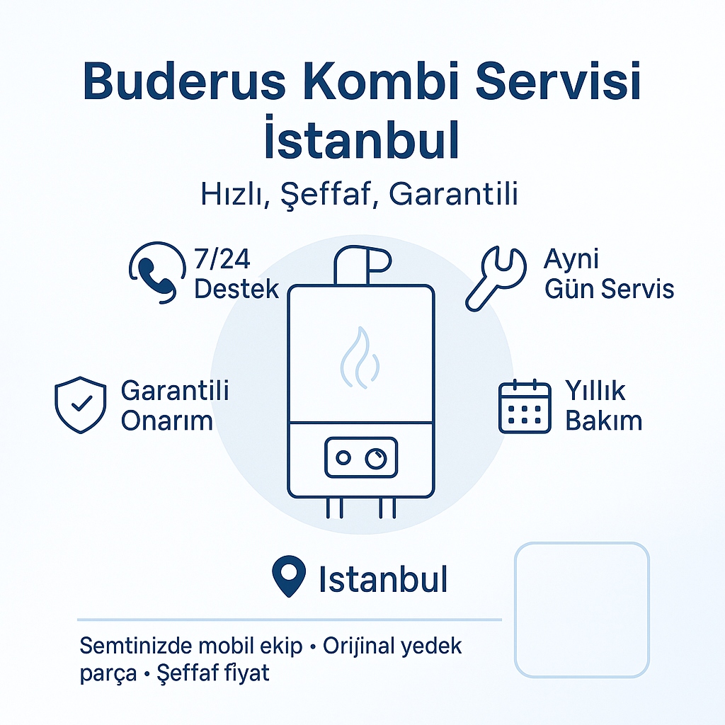 Buderus Kombi Servisi İstanbul
