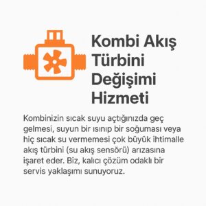 Kombi Akış Türbini Değişimi Görseli
