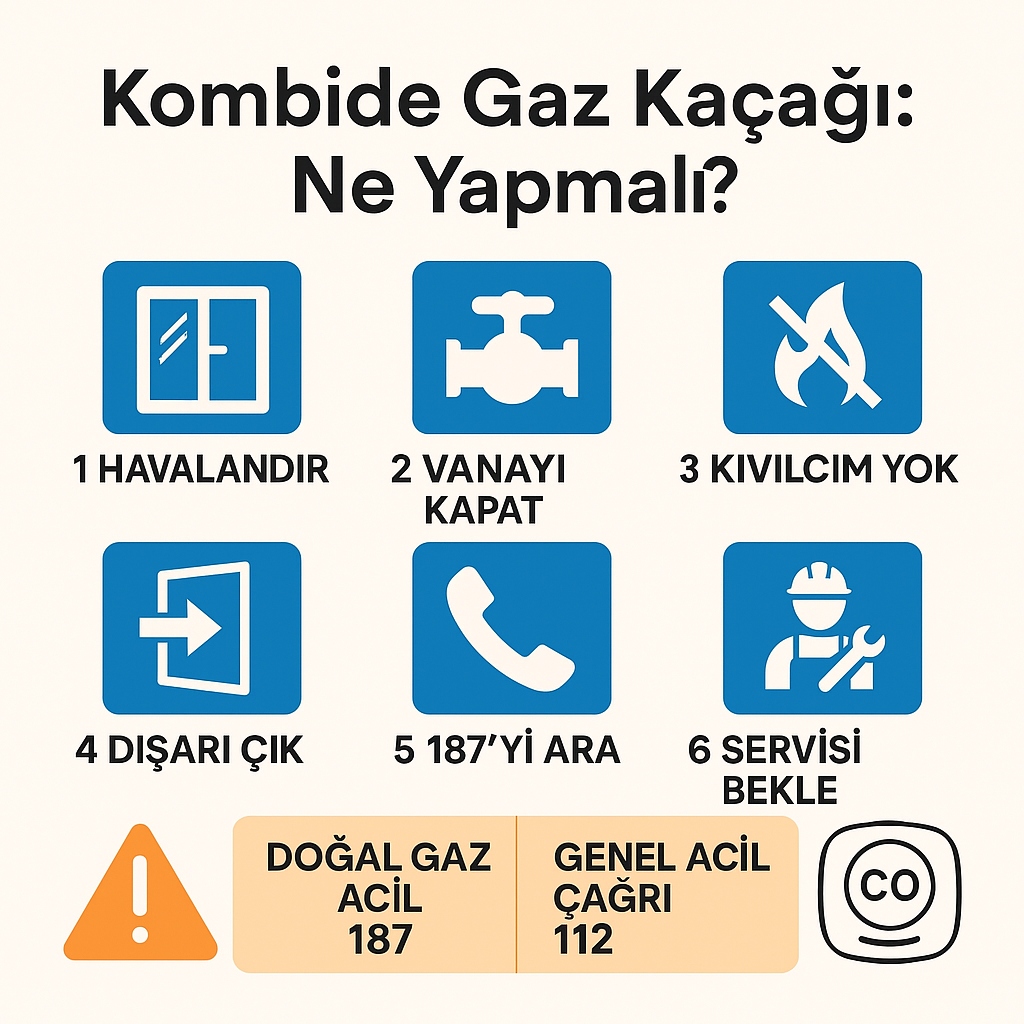 Kombide Gaz Kaçağı Varsa Ne Yapmalı?