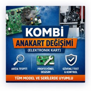 Kombi anakart değişimi görseli
